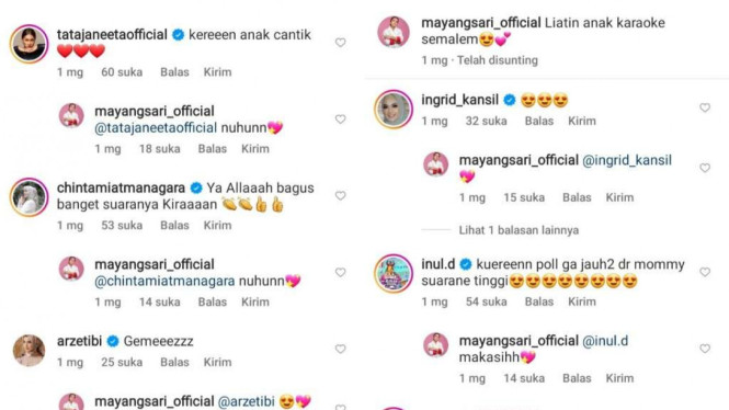Instagram/@mayangsari_official