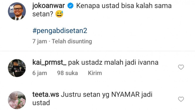 Instagram/jokoanwar
