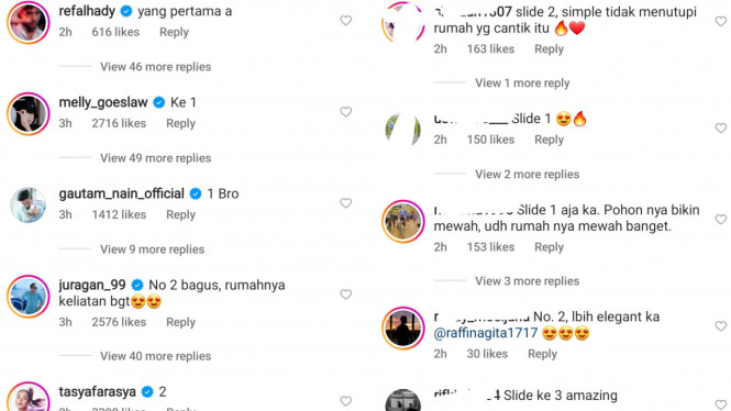 Instagram/raffinagita1717