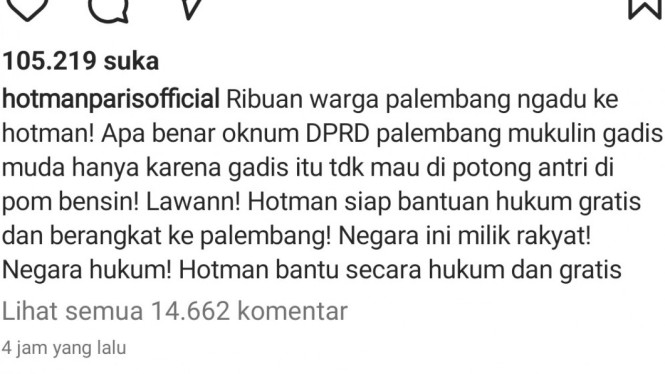 Instagram/hotmanparisofficial