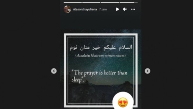 Instagram/@ritasorchayuliana