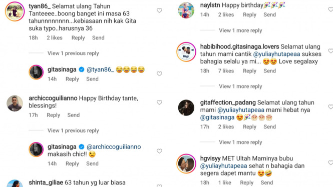 Instagram/gitasinaga