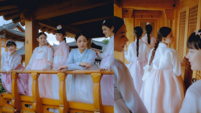 Bikin Meleleh! Potret Para Member NewJeans Kenakan Hanbok