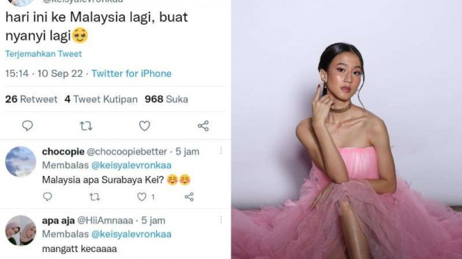 Twitter Keisya Levronka