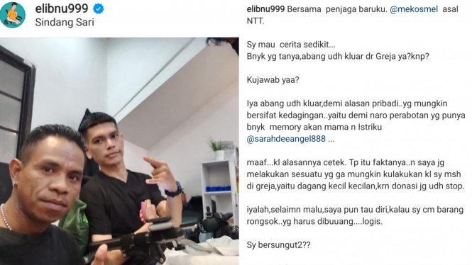 Kaget Usai Pindah Agama Kristen El Ibnu Putuskan Keluar Gereja