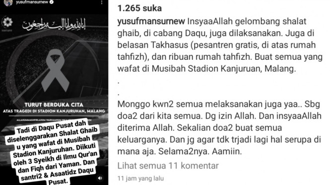 Instagram/@yusufmansurnew