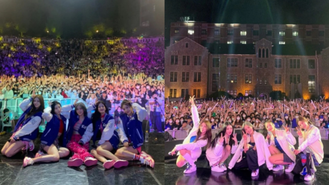 Daebak! ITZY Membuat Penggemar Kagum di Festival Universitas