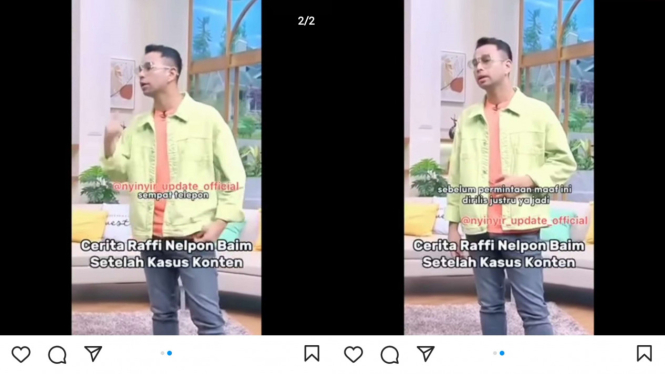 Sebelum Dipolisikan, Baim Wong Minta Maaf Kepada Raffi Ahmad