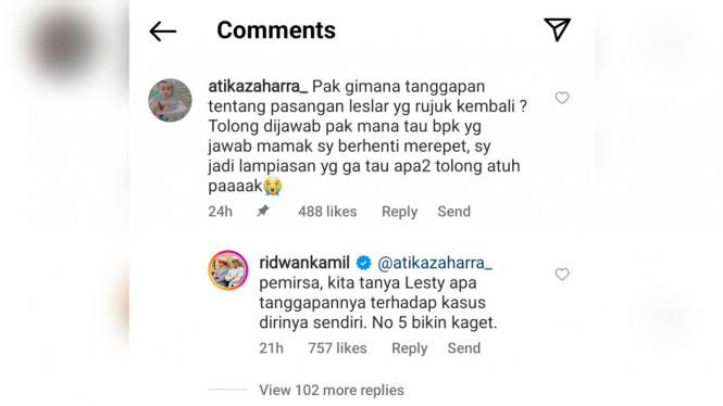 Instagram/ridwankamil