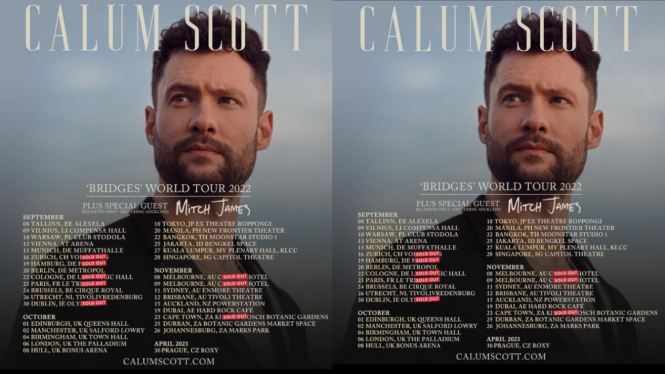 Hari Ini! Calum Scott Konser di Bengkel Space SCBD Jakarta dalam