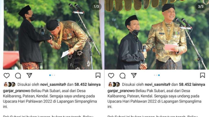 Instagram/@ganjar_pranowo