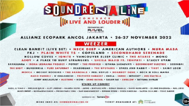 Instagram/soundrenaline.co.id