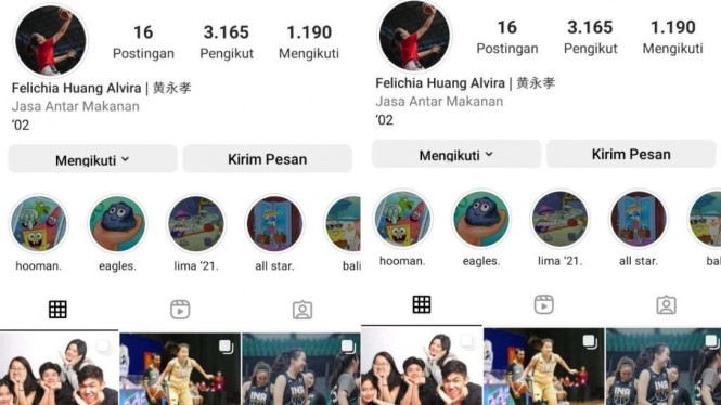 Instagram/@felichiaalviraa