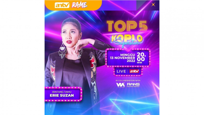 Erie Suzan dan Ikke Nurjanah Bakal Jadi Bintang Tamu dalam Babak Top 5