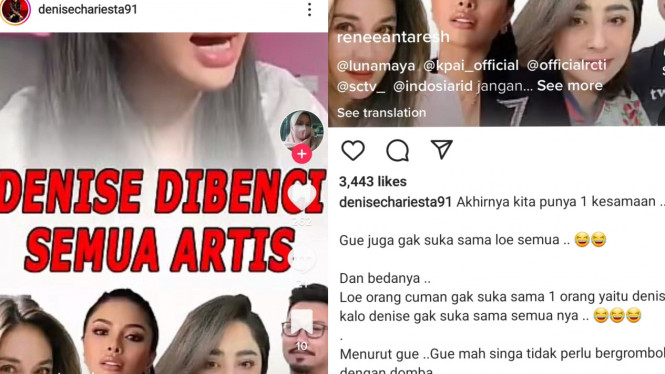 Instagram/denisechariesta91