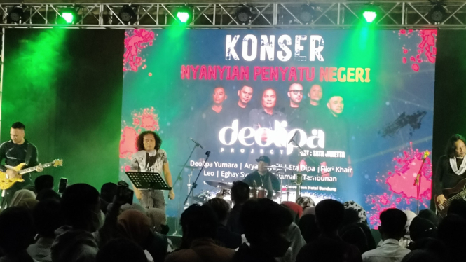 Gandeng Tata Janeeta, Deolipa Yumara Sukses Gelar Konser Bertajuk Persatuan