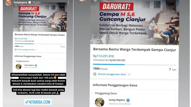 Instagram/@lestykejora