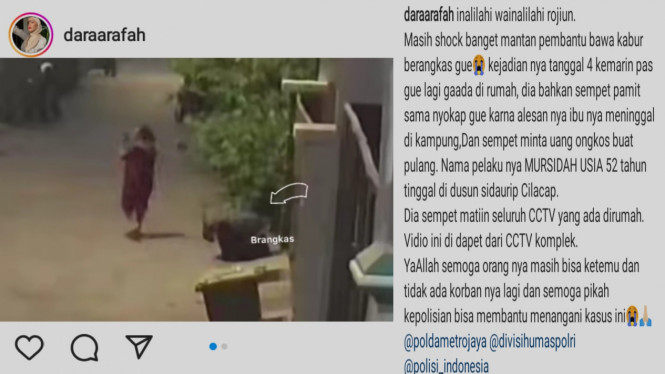 Instagram/@daraarafah