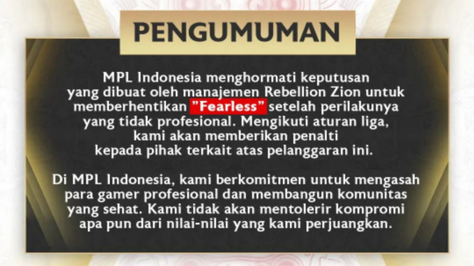 Instagram/ @mpl.id.official