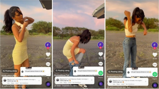 Tangkap layar TikTok 