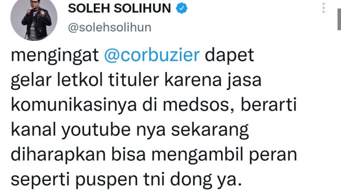 Twitter/solehsolihun