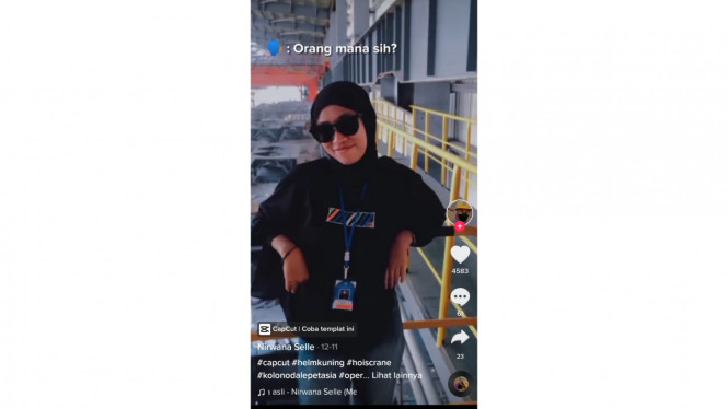 Tangkap layar TikTok 