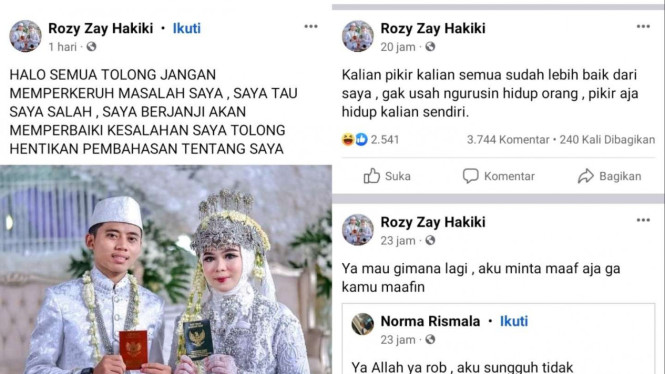 Facebook Rozy Zay Hakiki