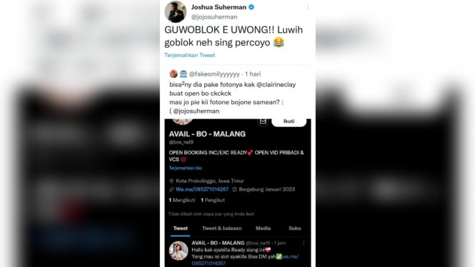 Twitter/jojosuherman