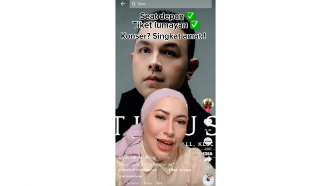 Tangkap layar TikTok 