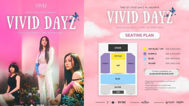 Mulai dari Rp1,4 Juta, Intip Detail Harga Tiket Fan Meeting VIVIZ di