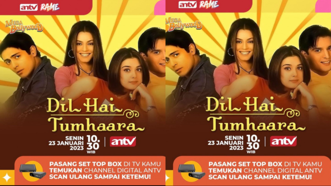 Sinopsis Film Dil Hai Tumhaara di ANTV: Kisah Kakak-Beradik Jatuh Cinta