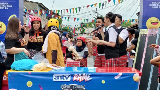 6 Potret Keseruan 3 Pelayan Karen's Diner Hadir di The New Eat Bulaga ANTV