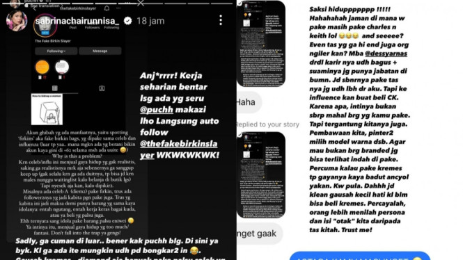 Instagram/sabrinachairunnisa_