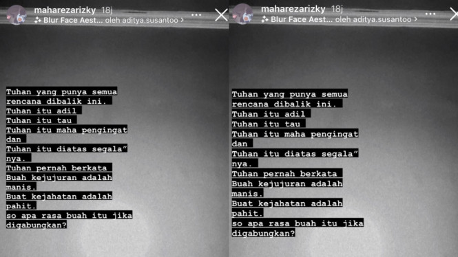 Instagram/maharezarizky