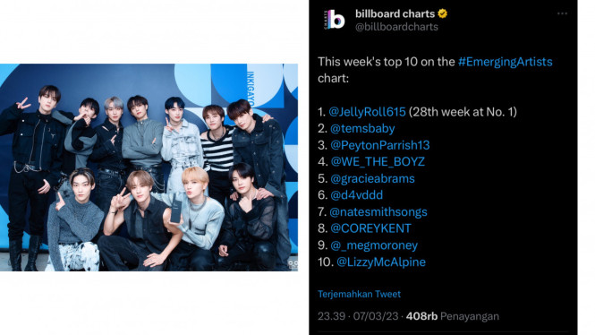 Twitter/sbsnoriter twitter/billboardcharts