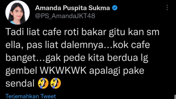 Twitter/ @PS_AmandaJKT48