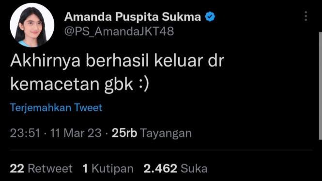 Twitter/ @PS_AmandaJKT48