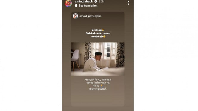 Instagram/@amingisback