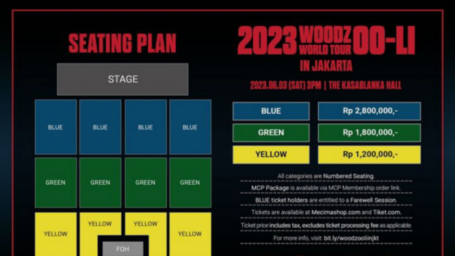 Mulai Dari Rp1,2 Juta, Intip Detail Harga Tiket Konser WOODZ Di Jakarta