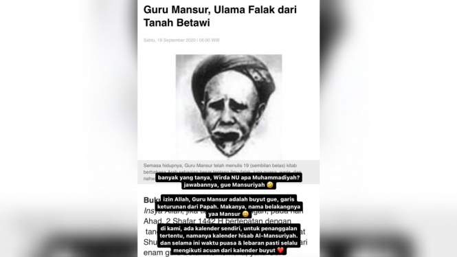 Bukan NU atau Muhammadiyah, Terkuak Aliran Islam Keluarga Wirda Mansur