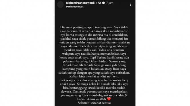 Instagram/ @nikitamirzanimawardi_172