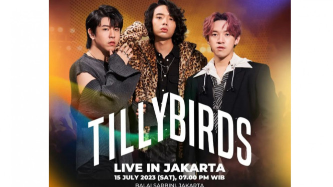 Tilly Birds konser di Jakarta