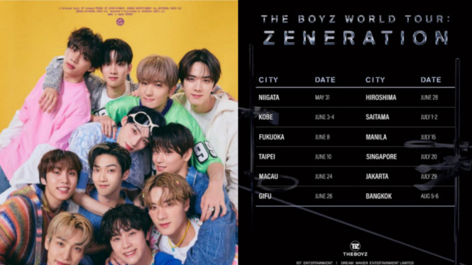 The Boyz konser di Jakarta