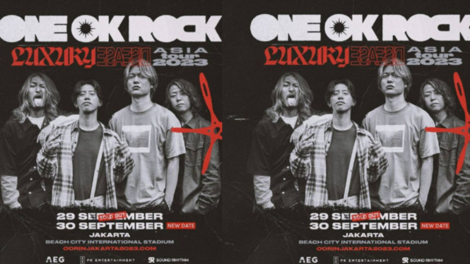 ONE OK ROCK konser 2 hari di Jakarta