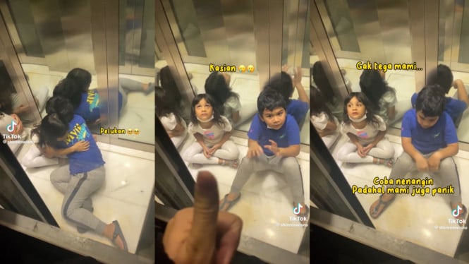 Anak Shireen Sungkar terjebak lift
