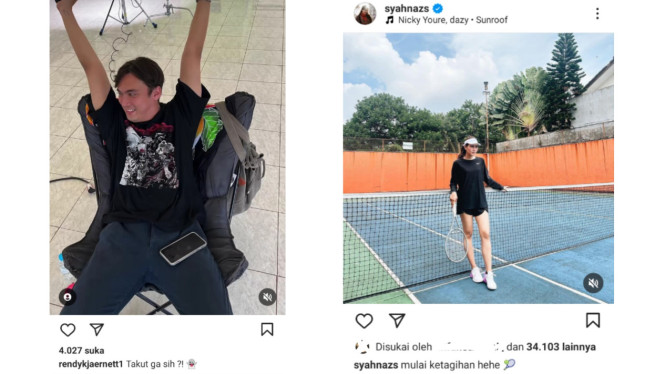 Syahnaz Sadiqah dan Rendy Kjaernett