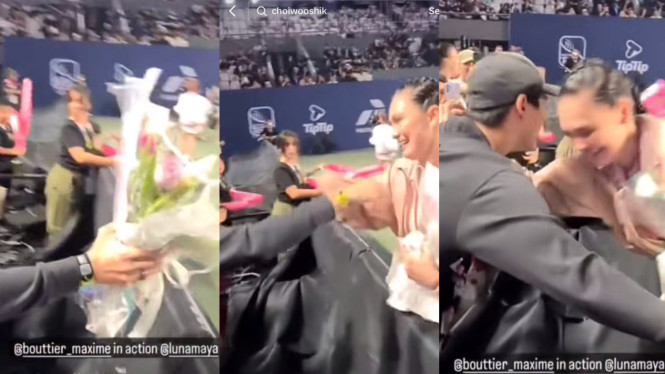 Luna Maya, Maxime Bouttier