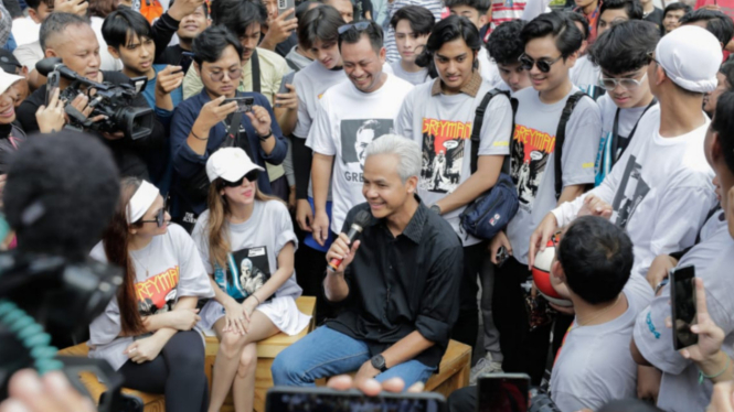 Ganjar Pranowo Mendadak Bertemu Milenial di GBK, Arbani Yasiz Ungkap