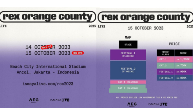 Rex Orange County Jakarta Show Gets a Venue Upgrade — Ismaya Live