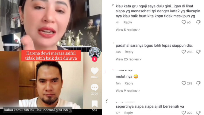 Dewi perssik, saipul jamil